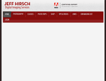 Tablet Screenshot of jeffhirsch.com